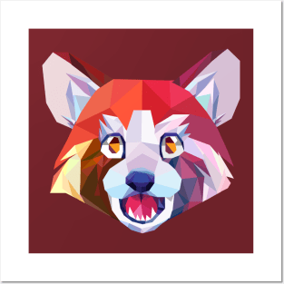 Low-Poly Redpanda Posters and Art